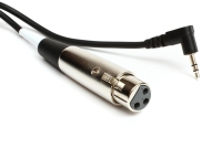 HOSA XVM-105F XLR (F)  3.5 mm TRS (M) Stereo Mikrofon kablosu 1.5 Mt