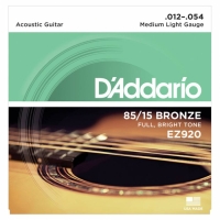 DAddario EZ920 85/15 Bronze Akustik Gitar Teli (012-054)