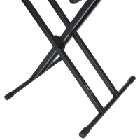 GFW-KEY-5100X | Black 2 Tier X Style Keyboard Stand